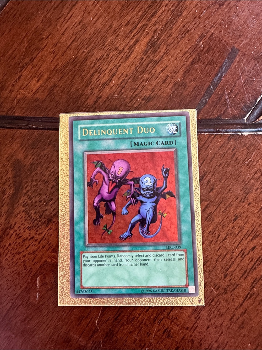 Yu-Gi-Oh! Delinquent Duo Card - Green